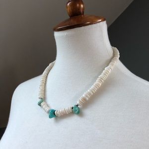 Drops Of Sky Puka Necklace